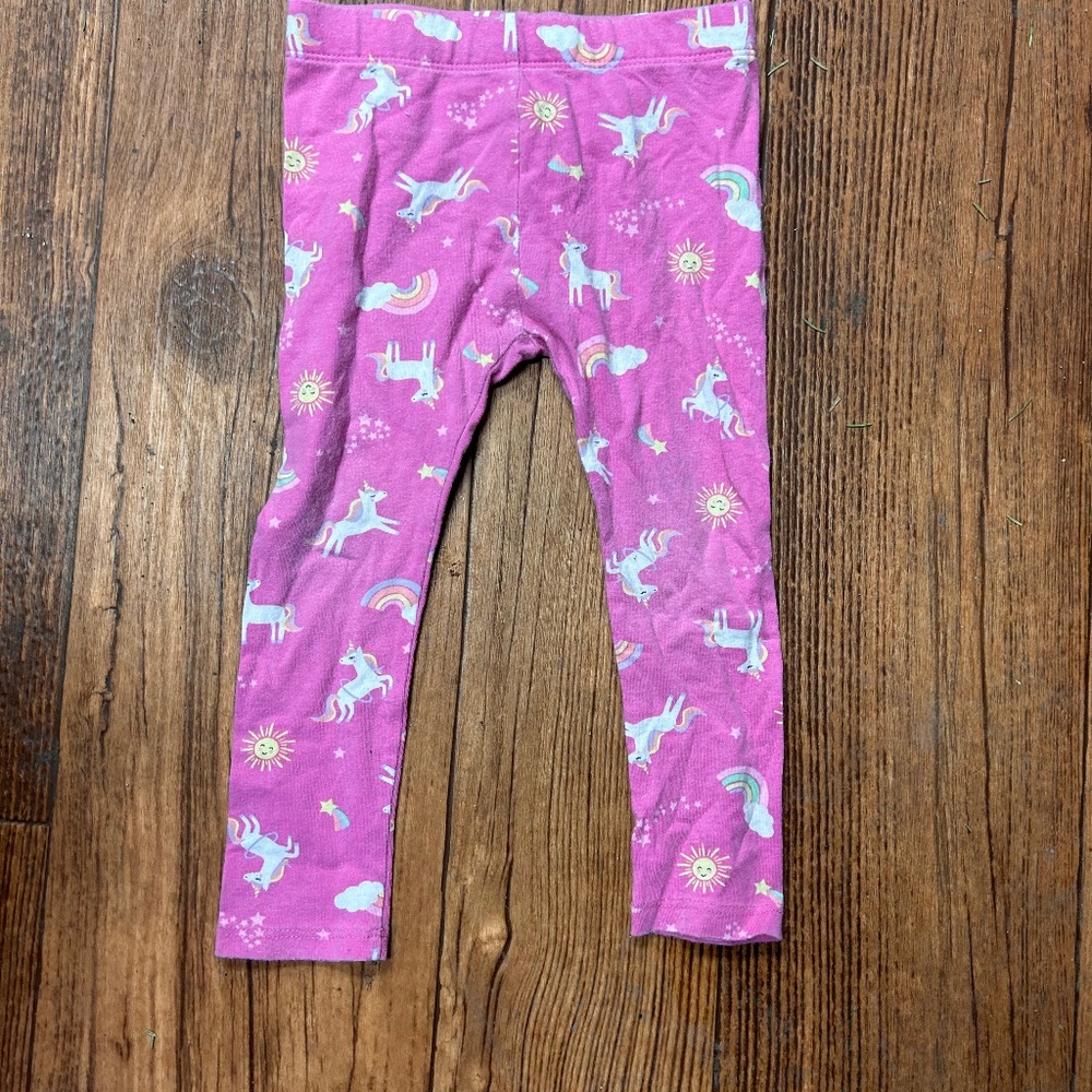 George 3t pink unicorn leggings